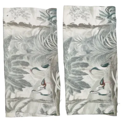 Housse de coussin (Vert, Beige) de H&M Home Coton