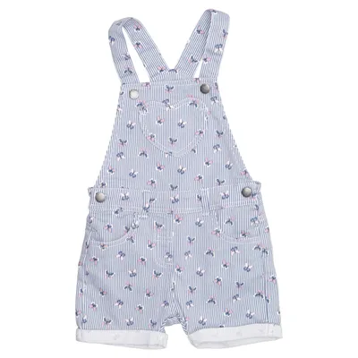 Salopette (Bleu, Blanc, Rose) de Topomini Coton, Élasthane, Polyester