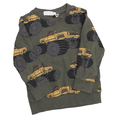 Sweatshirt (Vert, Jaune, Noir) de D.M.D by Denim Day Coton