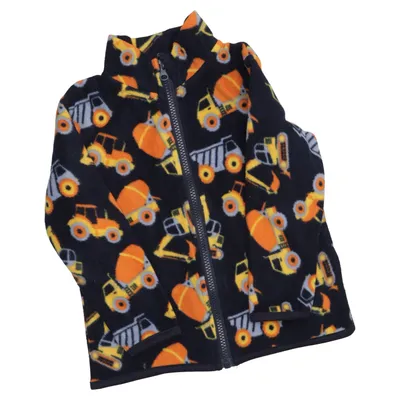 Fleecejakke (Sort, Gul, Orange) fra Infinity Kids Polyester