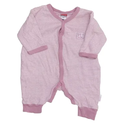 Strampler (Pink, Weiß) von New Generation Baumwolle