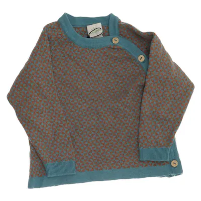 Cardigan (Blauw, Bruin, Meerkleurig) van Alana Katoen, Wol