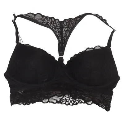 Bralette (Svart) från Pink Victoria's Secret Elastan, Polyamid, Polyester