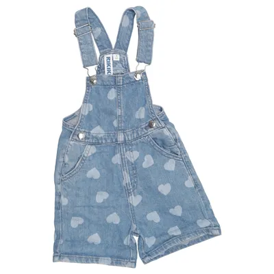 Hängselshorts (Blå) från Rikiki Bomull