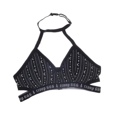 Bralette (Zwart, Wit) van Killstar Katoen, Elastaan