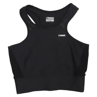 Brassière (Noir) de Stronger Élasthane, Polyester