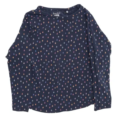 Lange mouwen shirt (Blauw, Meerkleurig) van Åhléns Elastaan, Organisch katoen