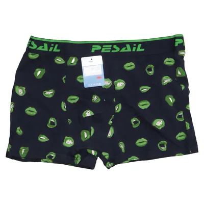 Sous-vêtement (Noir, Vert) de Pesail Coton, Élasthane