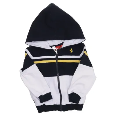 Huvtröja (Blå, Vit, Gul) från Ferrari Bomull, Elastan