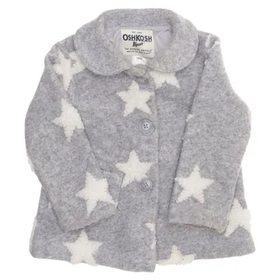 Frakke (Grå, Hvid) fra OshKosh B'gosh Akryl, Bomuld, Polyester