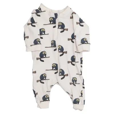 Sparkedragt (Beige, Flerfarvet) fra Little Me Bomuld, Elastan