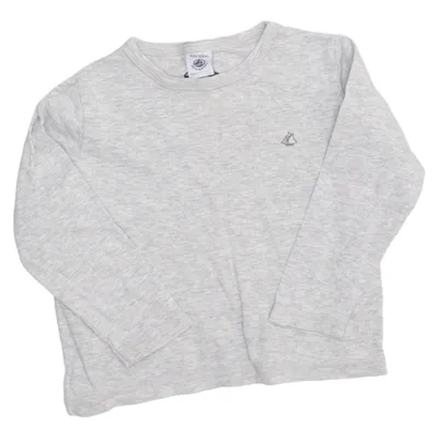 Long sleeve T-shirt (Gray) from Petit Bateau Cotton