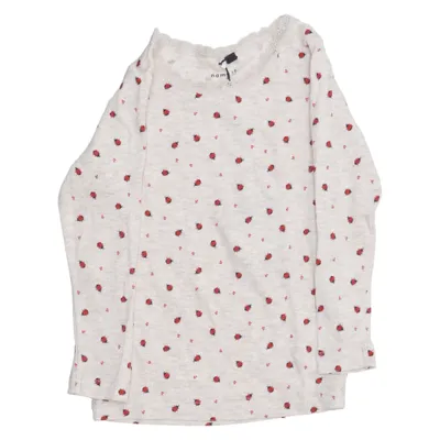 Lange mouwen shirt (Beige, Rood) van Name It Elastaan, Modal, Organisch katoen