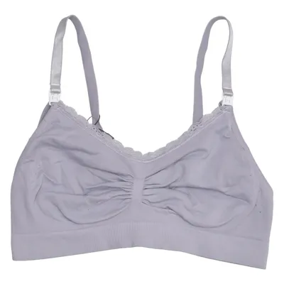 Nursing bra (Gray) from Motherline by KappAhl Elastane, Polyamide