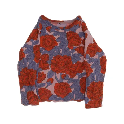 Lange mouwen shirt (Roze, Rood, Meerkleurig) van Mini Rodini Elastaan, Organisch katoen