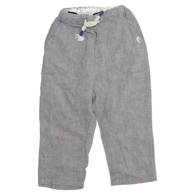Byxor (Grå) från H&M Bomull, Linne