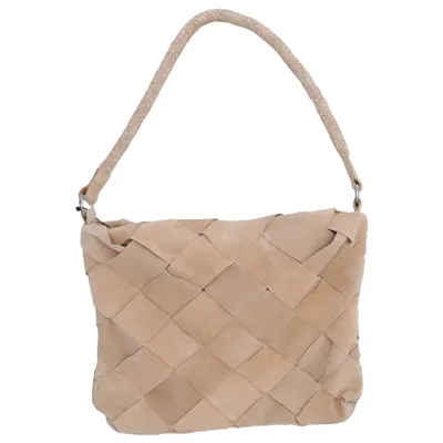 Skuldertaske (Beige) fra Ellos Læder
