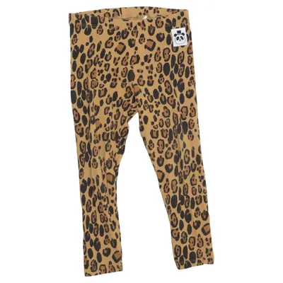 Leggings (Brun, Svart) från Mini Rodini Bomull, Elastan