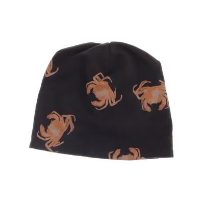 Beaniemössa (Svart, Orange) från Emma och Malena Bomull, Elastan