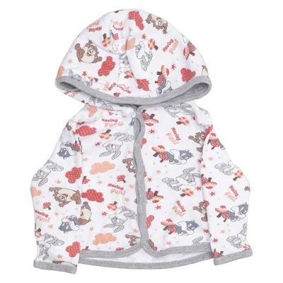 Sweat à capuche (Blanc, Multicolore) de Looney Tunes Coton