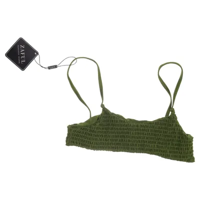 Haut de bikini (Vert) de Zaful Élasthane, Polyester
