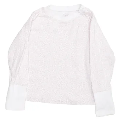 Långärmad t-shirt (Rosa, Vit) från Livly Bomull, Elastan