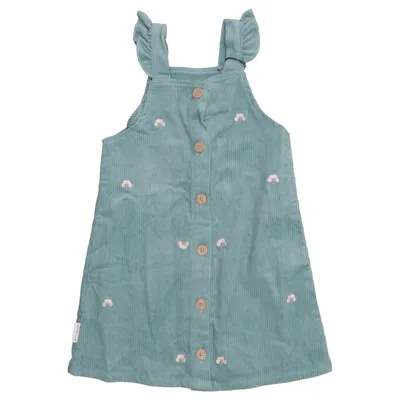 Latzkleid (Grün) von Petit Bateau Baumwolle