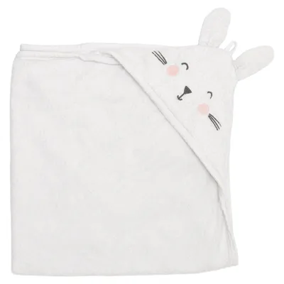 Badcape (Vit) från Lindex Baby Bomull