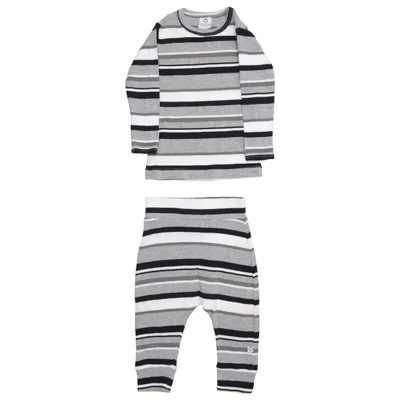 Pyjamas (Grå, Svart, Vit) från Smallstuff Bomull