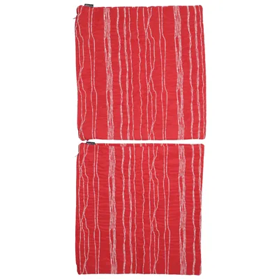 Kuddfodral (Röd, Vit) från Moltex Bomull, Polyester