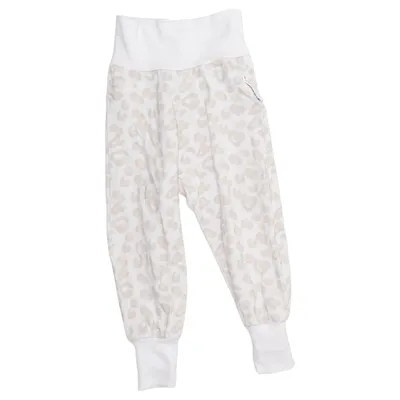 Pyjama broek (Wit, Beige) van Geggamoja Bamboo, Elastaan, Organisch katoen