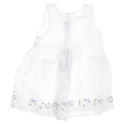 Klänning (Vit, Blå, Grön) från Baby Baby Bomull