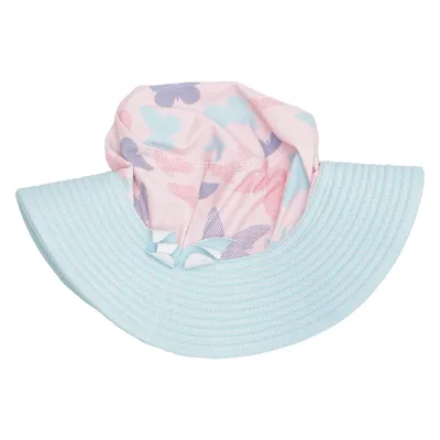 Solhatt (Blå, Rosa, Flerfärgad) från Playshoes Elastan, Polyester