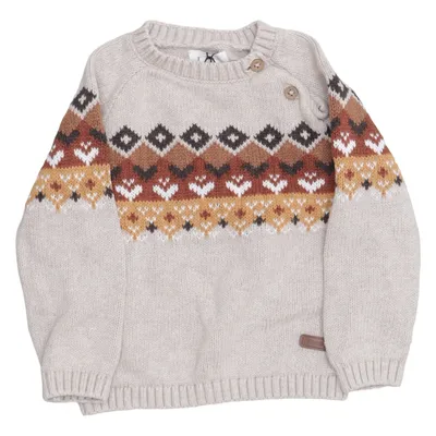 Sweater (Beige, Brun, Flerfarvet) fra Newbie by KappAhl Bomuld