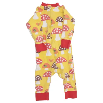 Sparkdräkt (Gul, Röd, Flerfärgad) från Duns Sweden Ekologisk bomull