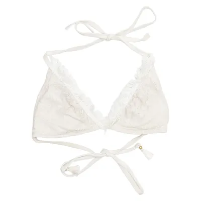 Bikiniöverdel (Vit) från Lindex Elastan, Metallfiber, Polyamid