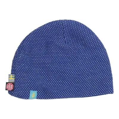 Beanie (Blue, White) from Seger Acrylic, Cotton