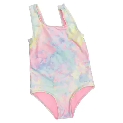 Badedragt (Pink, Flerfarvet) fra H&M Elastan, Polyester