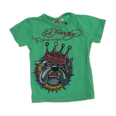 T-shirt (Grön, Flerfärgad) från Ed Hardy by Christian Audigier Bomull