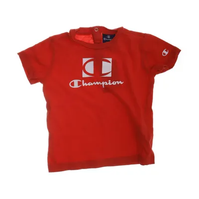 T-shirt (Rood, Wit) van Champion Katoen