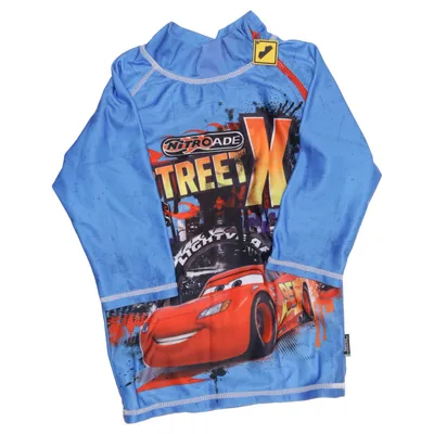 Badtröja (Blå, Flerfärgad) från Swimpy Elastan, Polyester