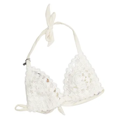 Haut de bikini (Blanc) de Pain de Sucre Élasthane, Polyamide