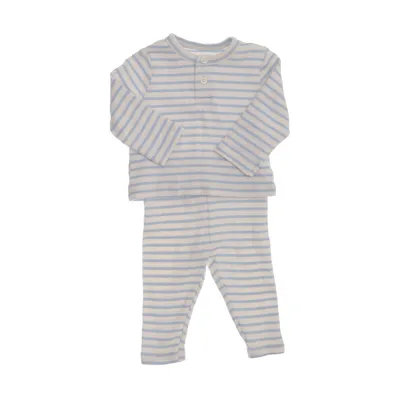 Set (Blue, White) from ICA I Love Eco Elastane, Organic cotton