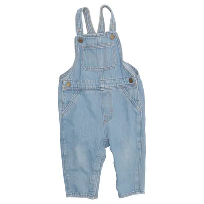 Hängselbyxor (Blå) från H&M Bomull