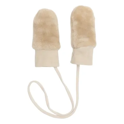 Mittens (Beige) from Mini Dreams Polyester
