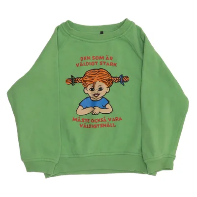 Sweatshirt (Groen, Meerkleurig) van Pippi Långstrump Katoen, Polyester