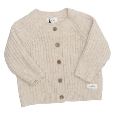 Kofta (Beige) från Newbie by KappAhl Akryl, Elastan, Polyamid, Polyester, Ull