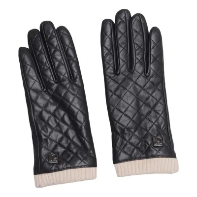 Läderhandskar (Svart, Beige) från Knirps Skinn, Polyester