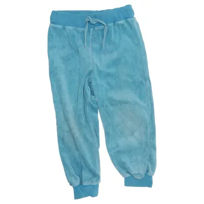 Mjukisbyxor (Blå) från Kids by Lindex Bomull, Polyester