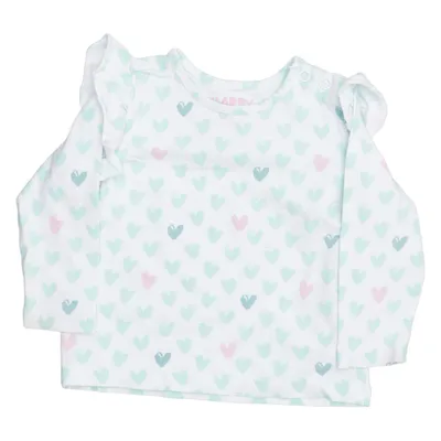 Long sleeve T-shirt (White, Green, Pink) from Happy Kids by Tchibo Elastane, Organic cotton